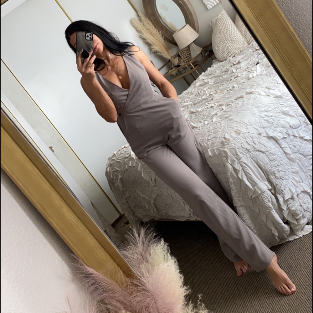 wide leg romper